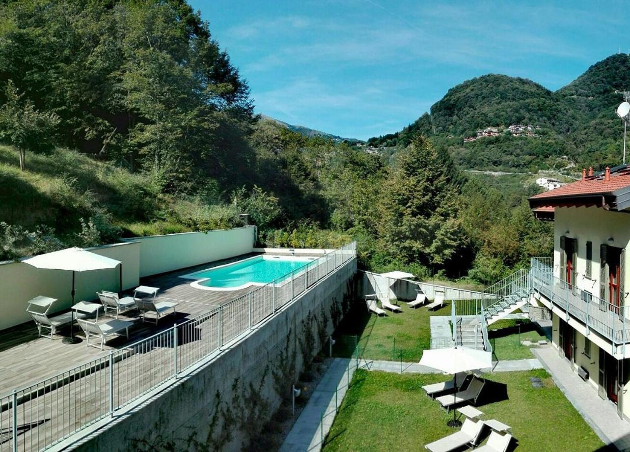 Vista Dolce Isola _ Lakeview Pool, Terrace & Garden Apartment Ардженьо Стая снимка
